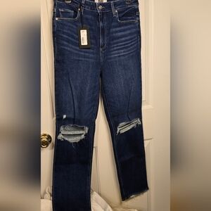 PAIGE Stella High Rise Modern Straight Leg Jeans 30 NWT